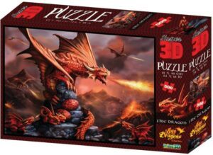 Fire Dragon 3D Jigsaw Puzzle
