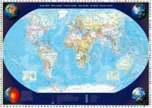 Schmidt Map of Our World Jigsaw Puzzle 2000 PCS
