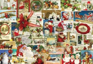 Vintage Christmas Cards Jigsaw Puzzle