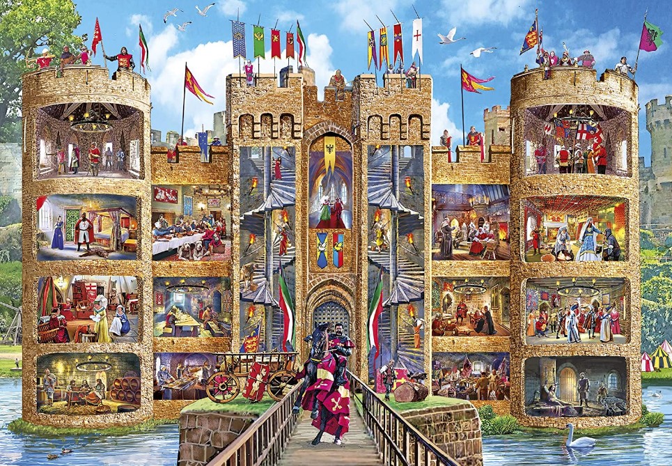 Gibsons Castle Cutaway Jigsaw Puzzle 1000 PCS